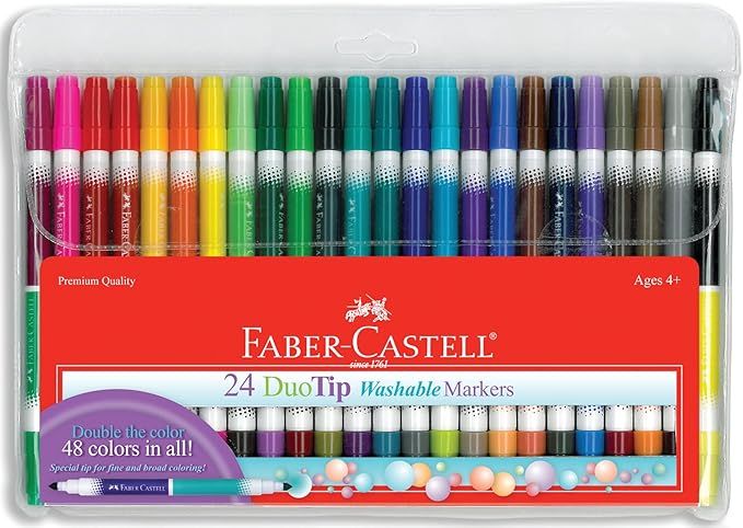 Markers Washable Duo Tip 24ct