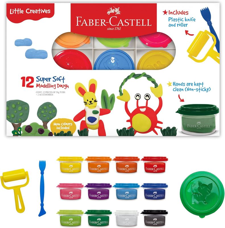 Modelling Dough Set of 12