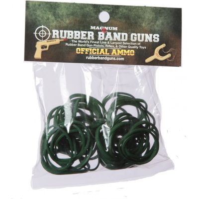 Rubber Band Gun Ammo 1oz Green