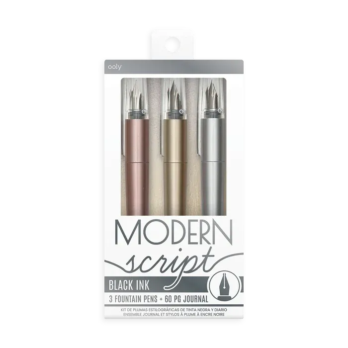Fountain Pens Modern Script +60pg Journal