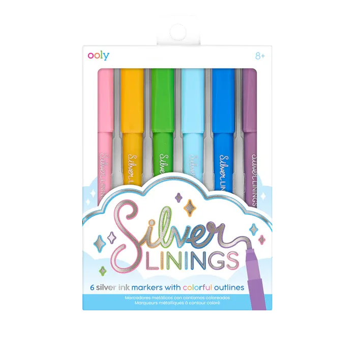 Markers Silver Linings Outline Set of 6
