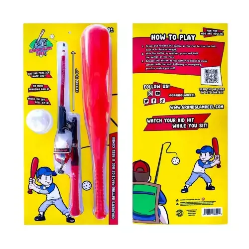 Rod Reel Bat Combo