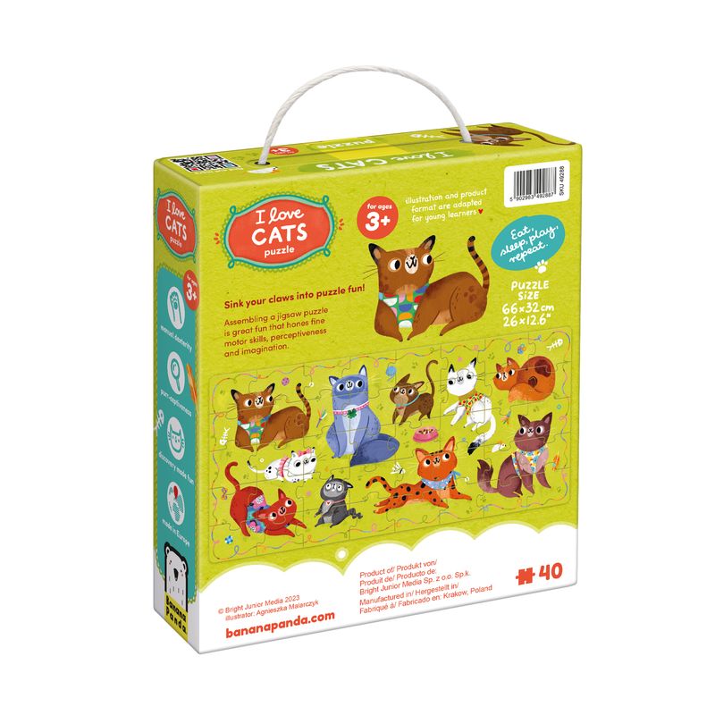 40pc I Love Cats