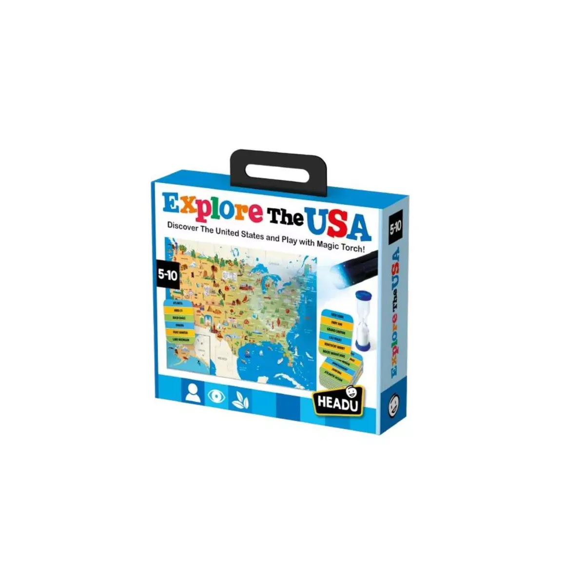 63pc Puzzle Activity Explore The USA