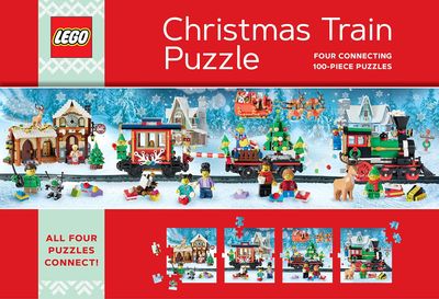 100pc Lego Christmas Train Puzzle 100pc Lego Christmas Train Puzzle