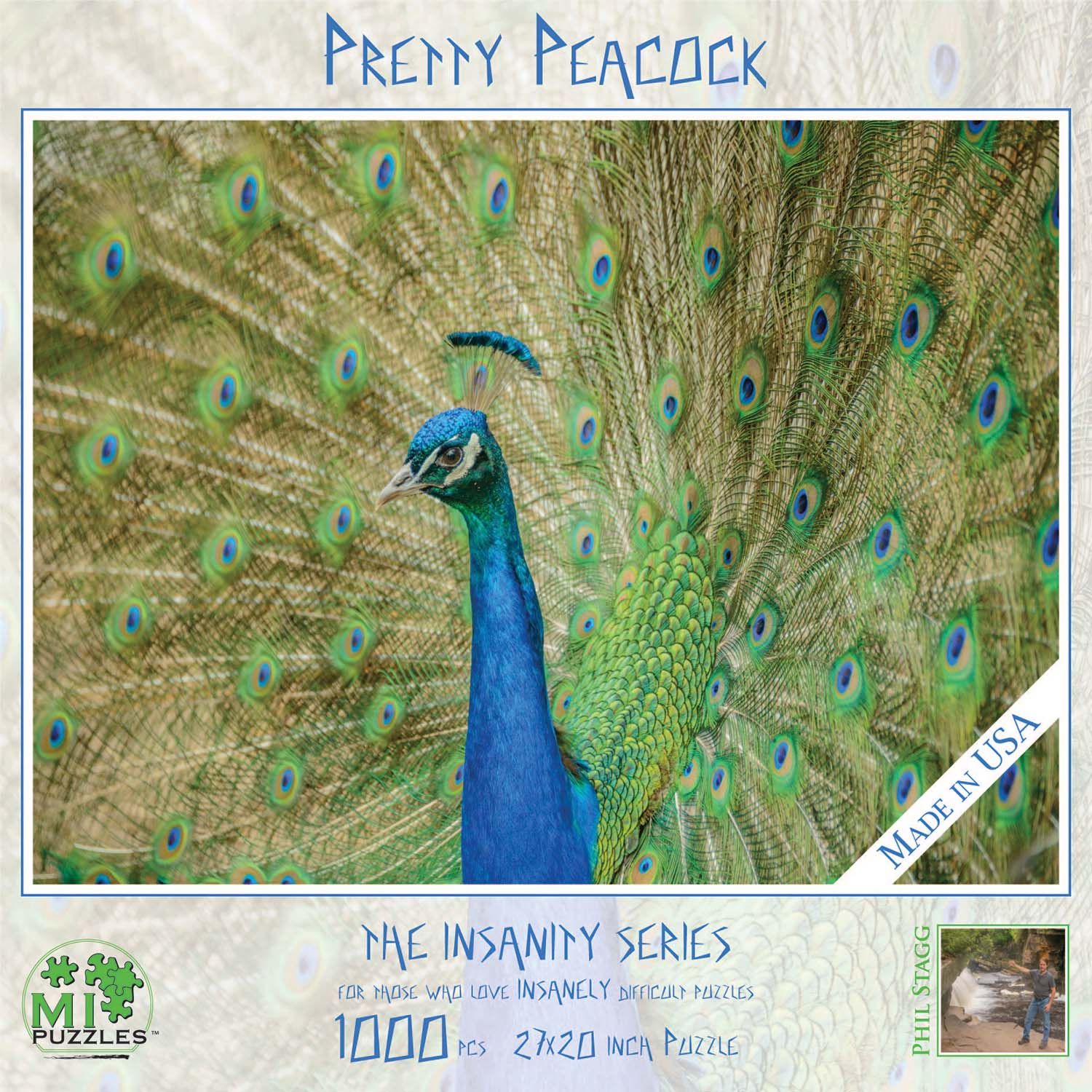 1000pc Pretty Peacock