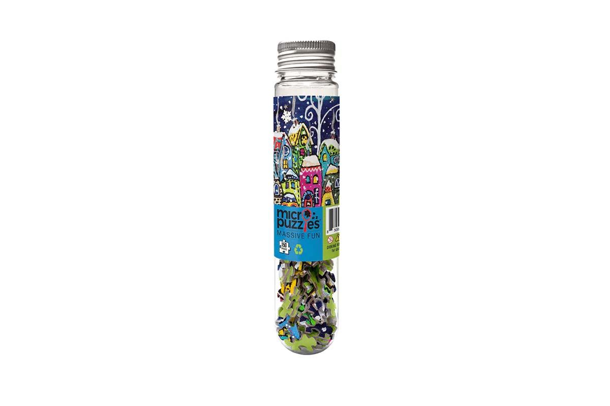 150pc Mini Puzzle Tube Winter Wonderland