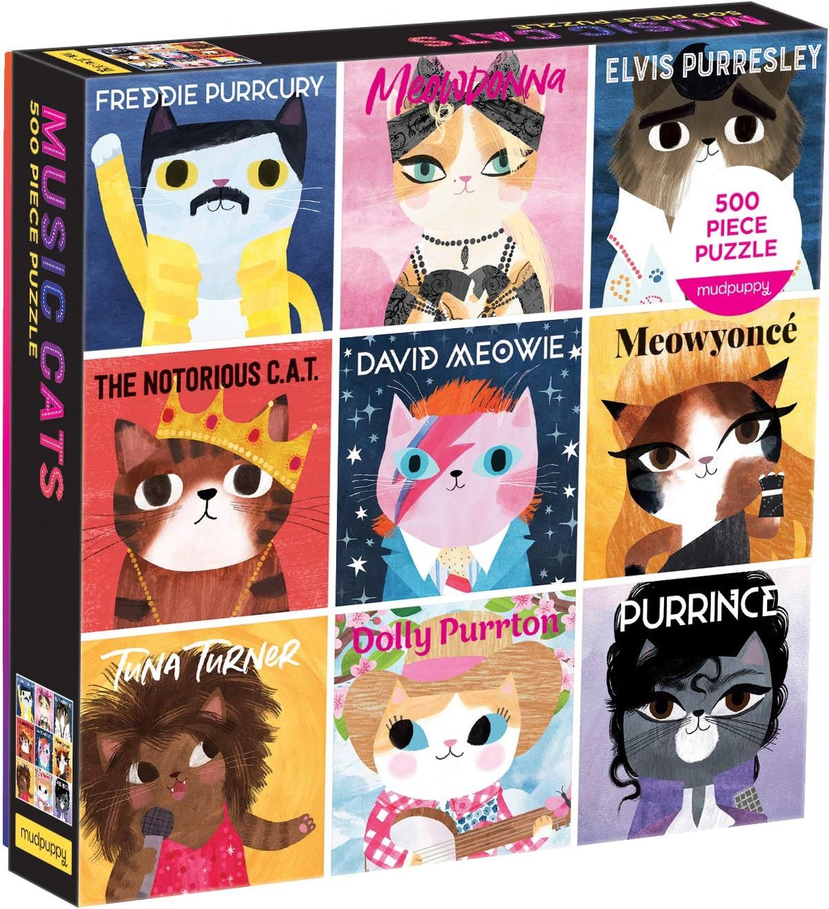 500pc Music Cats Family Puzzle