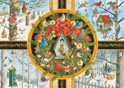 500pc Christmas Songbirds Large Format