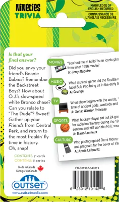 Trivia 1990s Decade