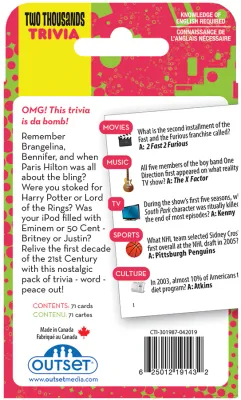 Trivia 2000s Decade