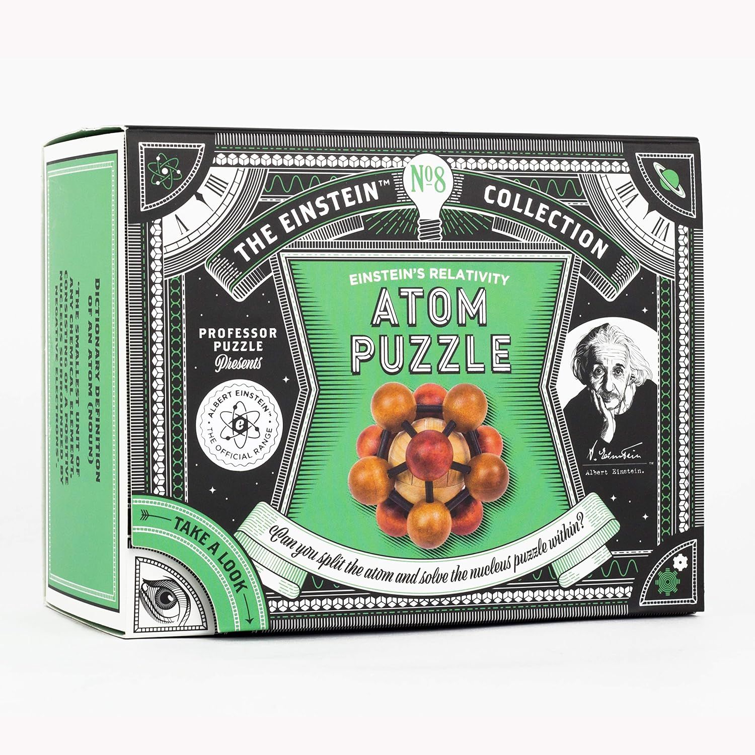 Brainteaser Wood Atom