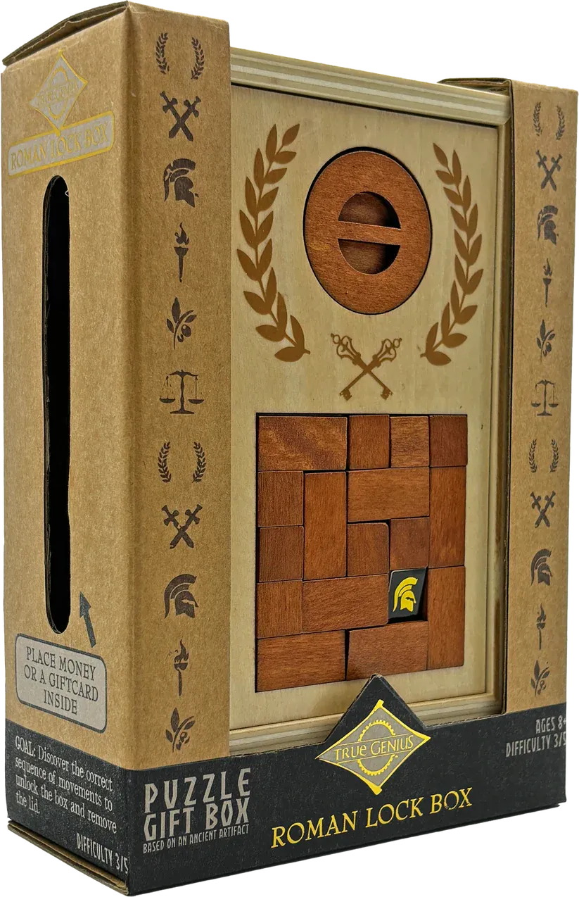 Brainteaser Roman Lock Box