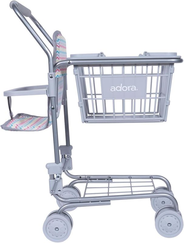 Doll Shopping Cart Zig Zag Rainbow