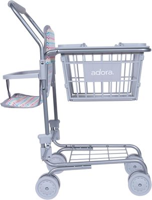 Doll Shopping Cart Zig Zag Rainbow