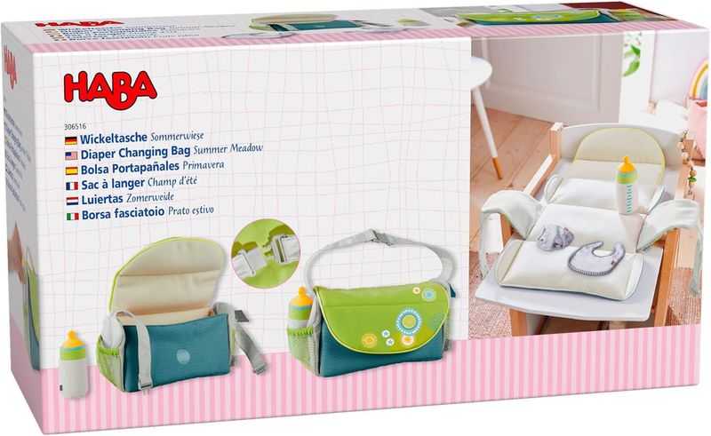 Doll Diaper Bag  Summer Meadow