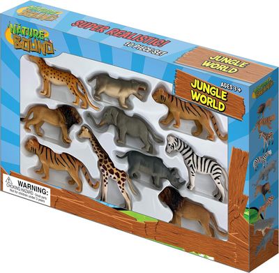 Boxed Animal set Jungle World