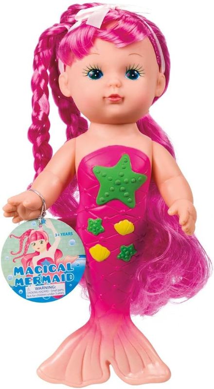 Mermaid Bath Doll (Assorted Colors)