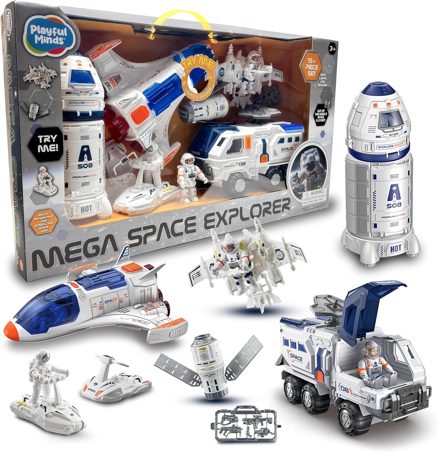 Space Explorer Playset with Lights & Sound