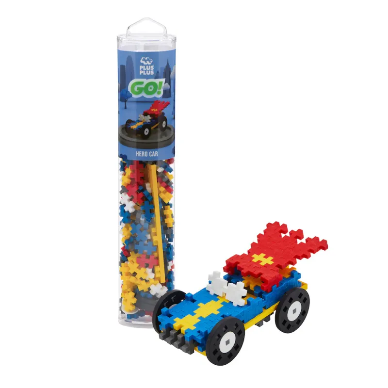 Plus Plus Hero Car 200pc tube