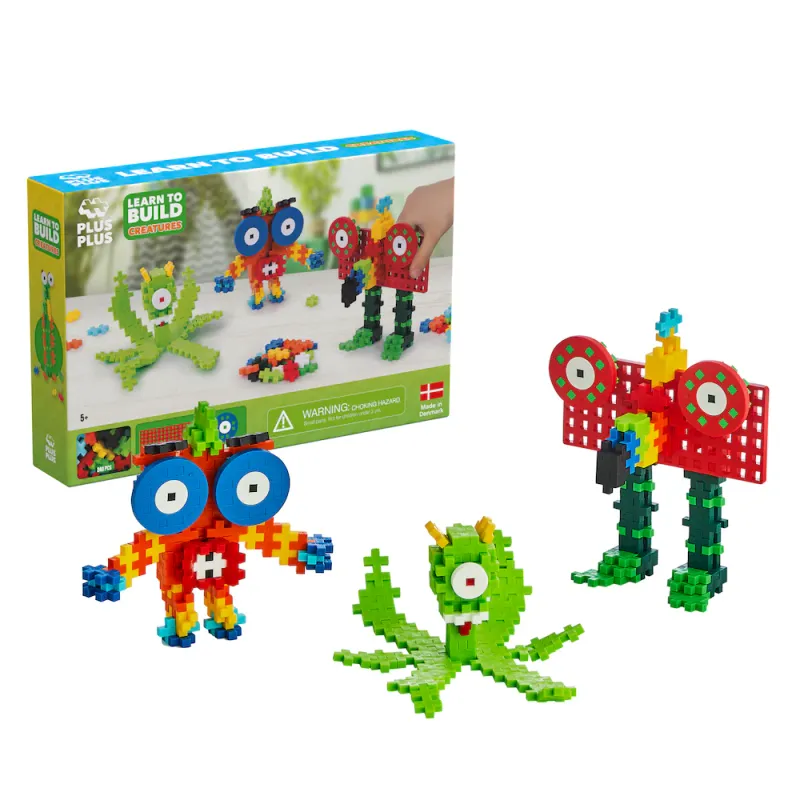 Plus Plus Learn to Build Creatures Box