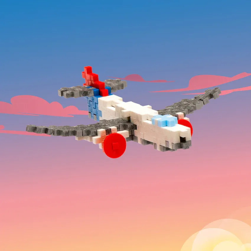 Plus Plus Tube Airplane