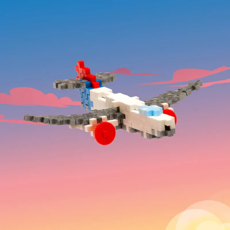Plus Plus Tube Airplane