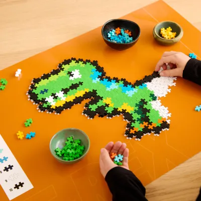 Plus Plus Puzzle By Number T-Rex