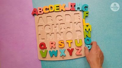 Wooden Chunky Alphabet Puzzle