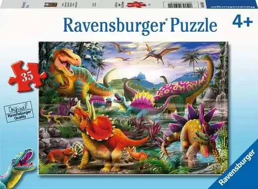 35pc T-Rex Terror Puzzle