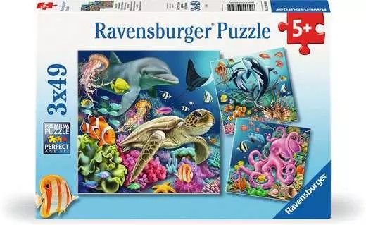 3x49pc Underwater Puzzle