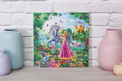 Crystal Art Medium Kit Princess Unicorn