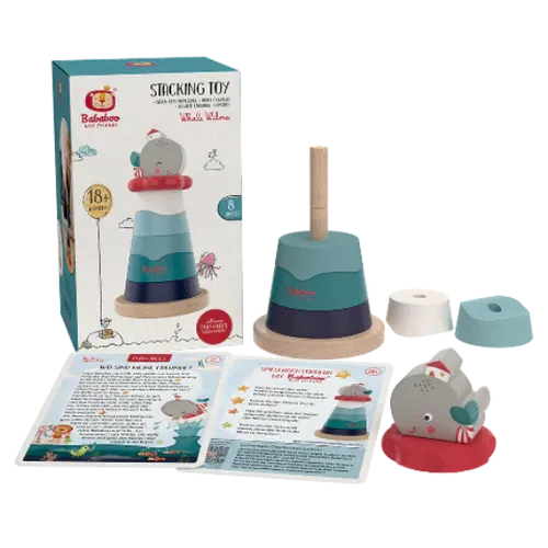 Wilma  Whale Stacking Toy