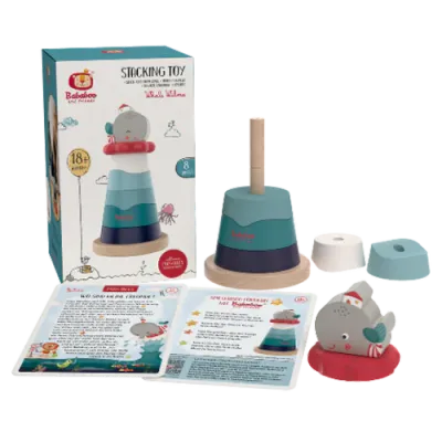 Wilma  Whale Stacking Toy