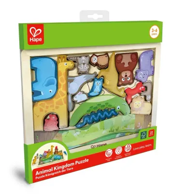 Animal Kingdom Wooden Puzzle