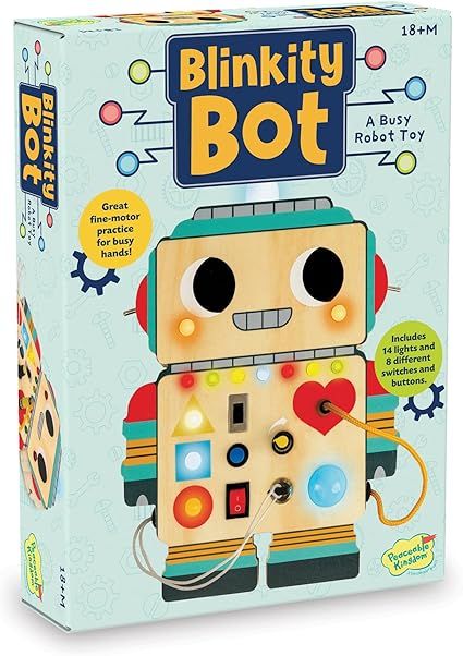 Blinkity Bot Light Up Busy Board