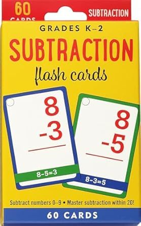 Flashcards Subtraction
