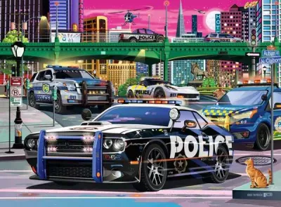 150pc Police On Patrol Puzzle