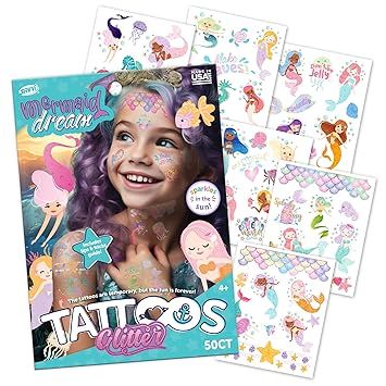 Tattoo Mermaid Glitter