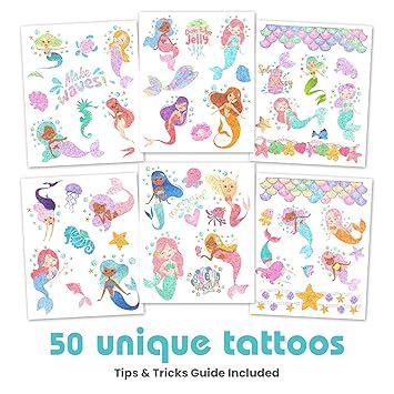 Tattoo Mermaid Glitter