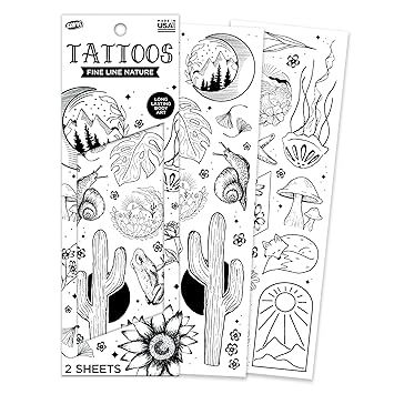 Tattoo Fine Line Nature