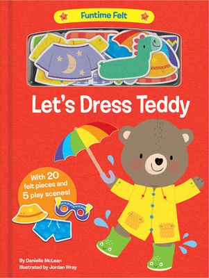 Let's Dress Teddy Book Set