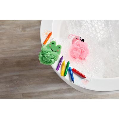 Bath Frog Loofa and Crayon Set