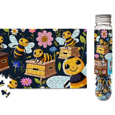 150pc Mini Puzzle Tube Honey Bees