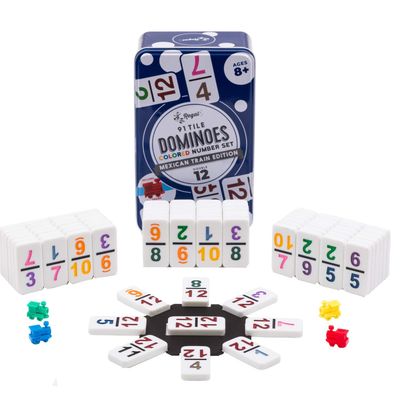 Double 12 Numbered Dominos