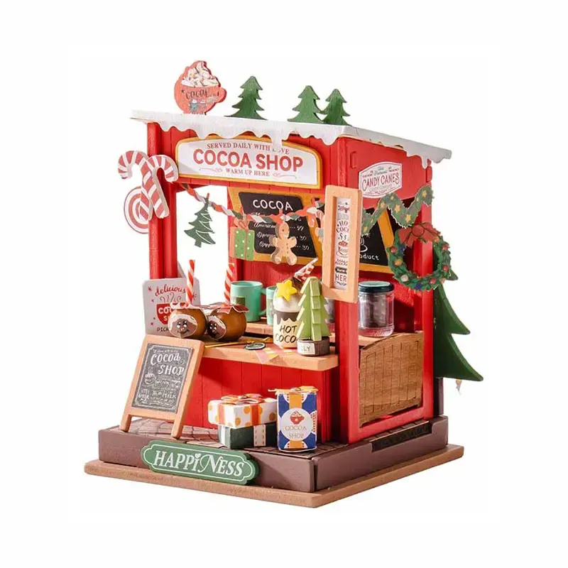 DIY Wooden Cocoa Shop