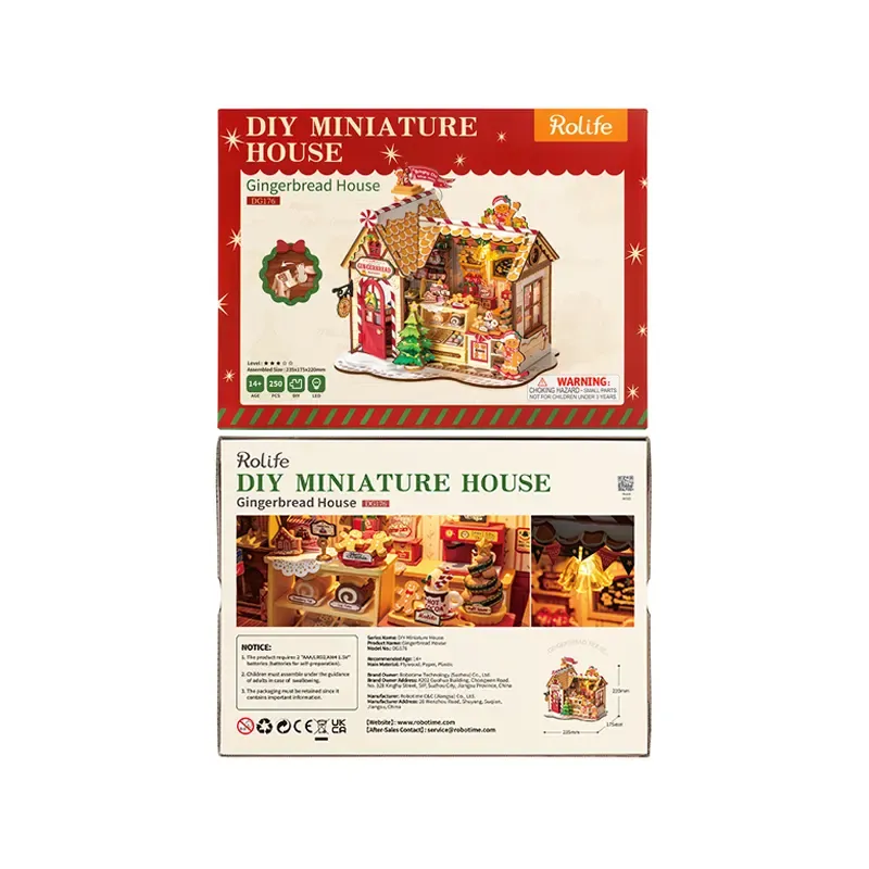 DIY Wooden Gingerbread House