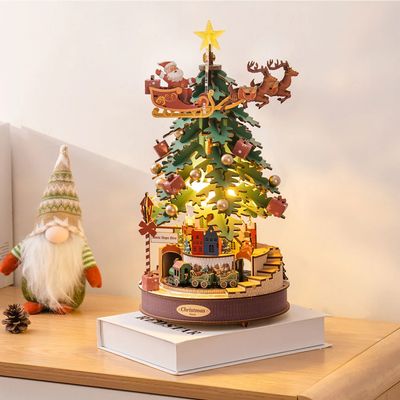 DIY Wooden Christmas Tree Melody
