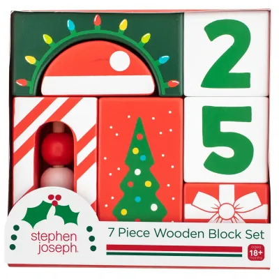 Block Wooden Set Holiday