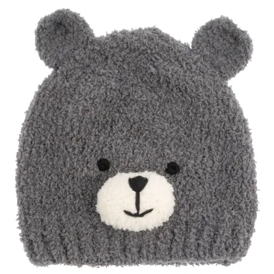 Hat Beanie Black Bear
